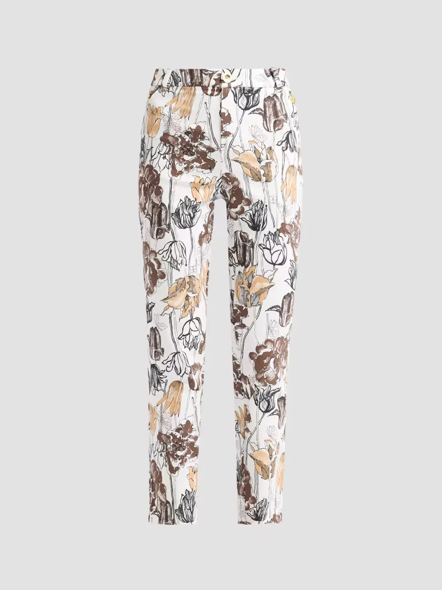 Ana Big Lillies High-Rise Pants