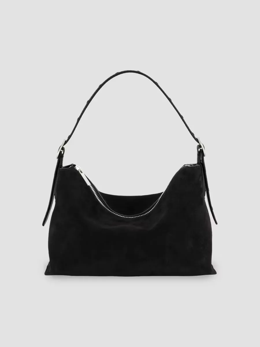 Vivian Studded Suede Hobo Bag by Vince