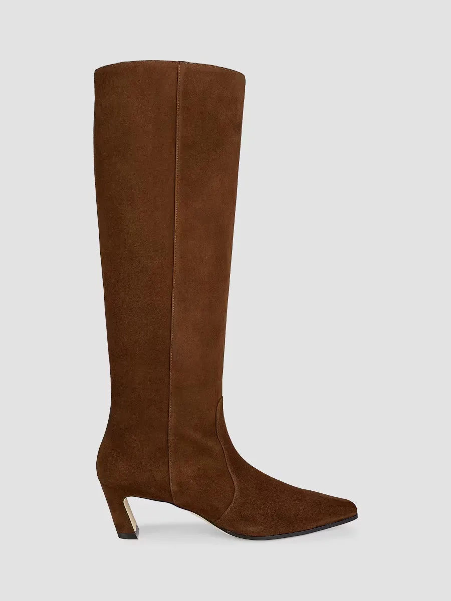 Stassi 50MM Suede Boots by Stuart Weitzman
