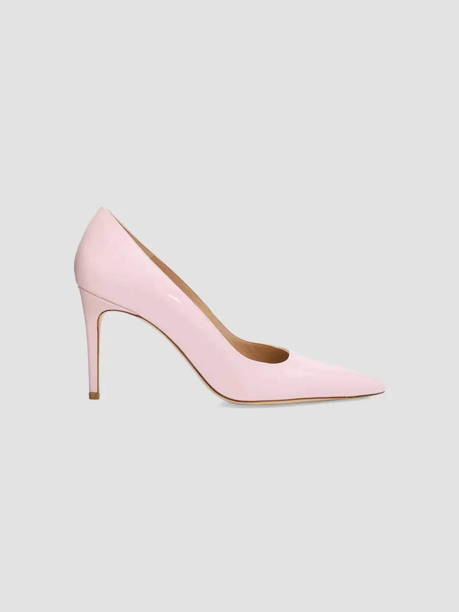 85MM Patent Leather Pumps by Stuart Weitzman