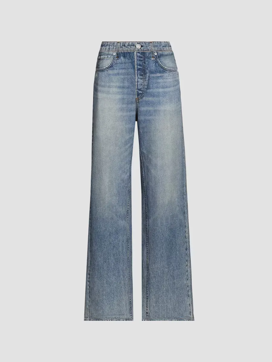 Rb Miramar Terry Relaxed Wide-Leg Pants