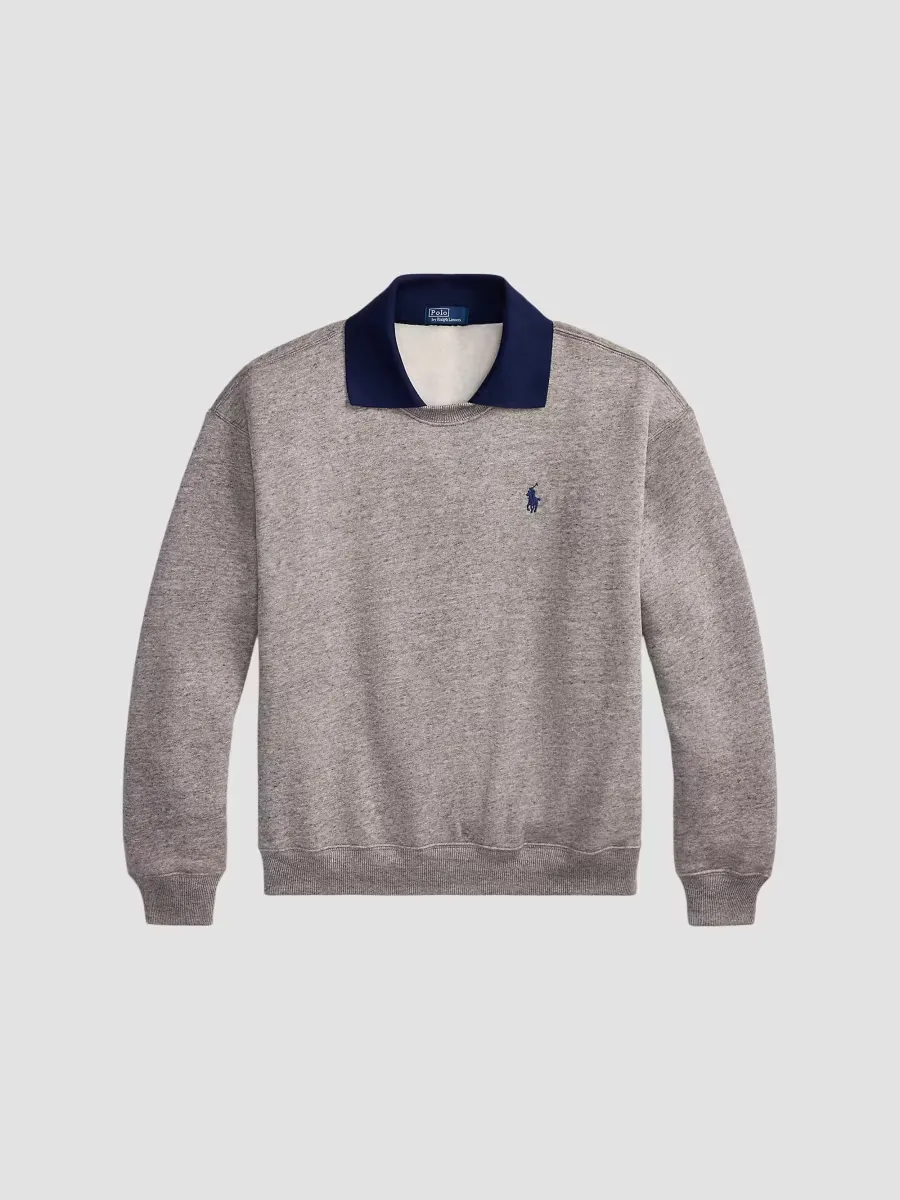 Arctic Fleece Collared-Sweatshirt