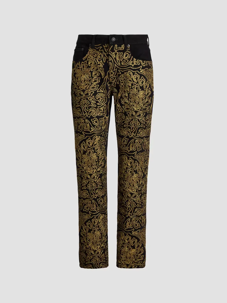 Soutache Relaxed Straight-Leg Jeans by Polo Ralph Lauren