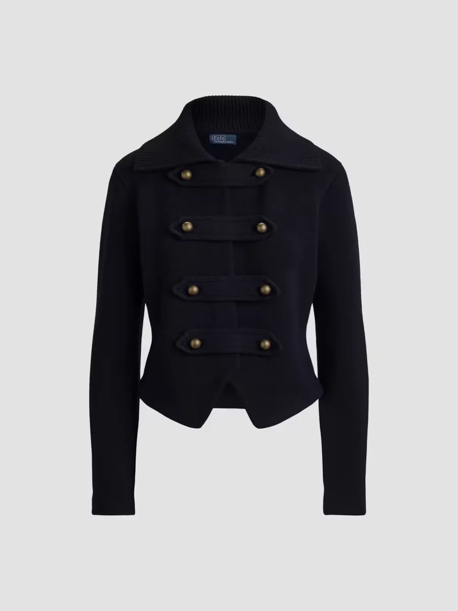Double-Faced Wool Knit Cardigan Jacket by Polo Ralph Lauren