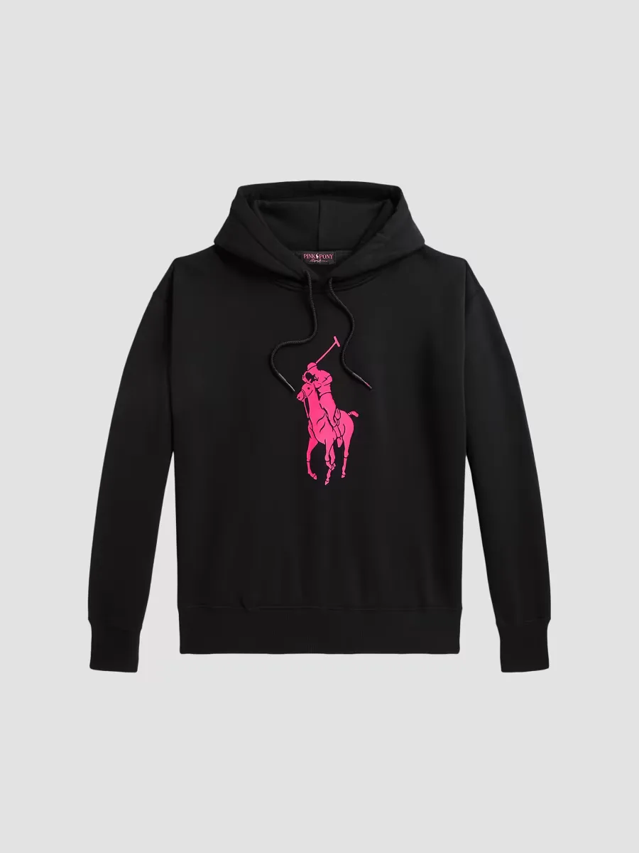 Pink Pony Fleece Hoodie by Polo Ralph Lauren
