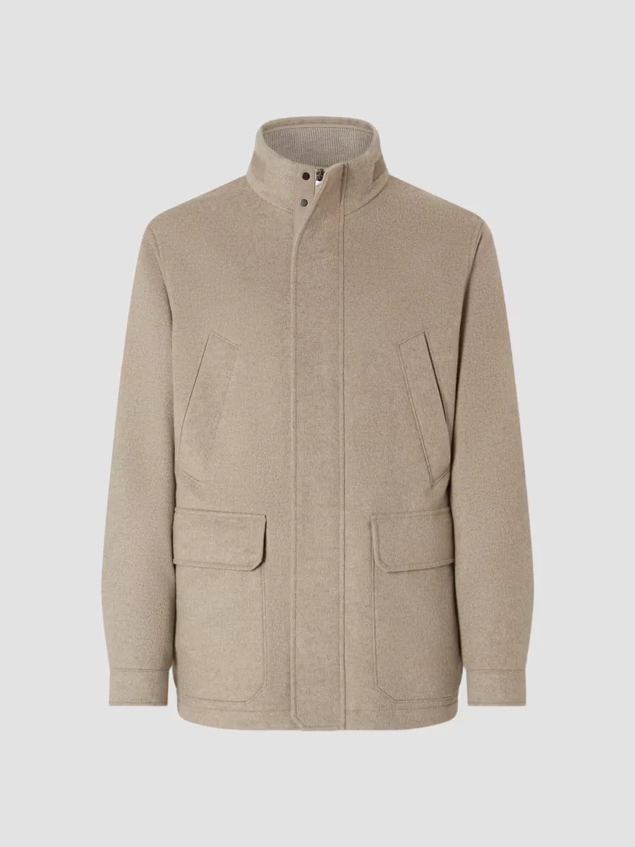 Oasi Cashmere Elements Car Coat by ZEGNA