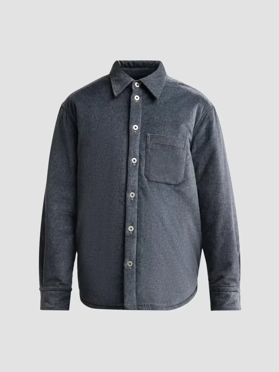 Carlton Velvet Denim Shirt by Public School