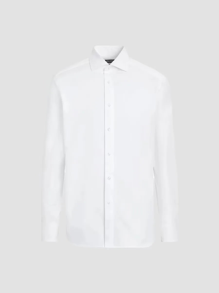 Sea Island Cotton Long-Sleeve Tailoring Shirt by ZEGNA