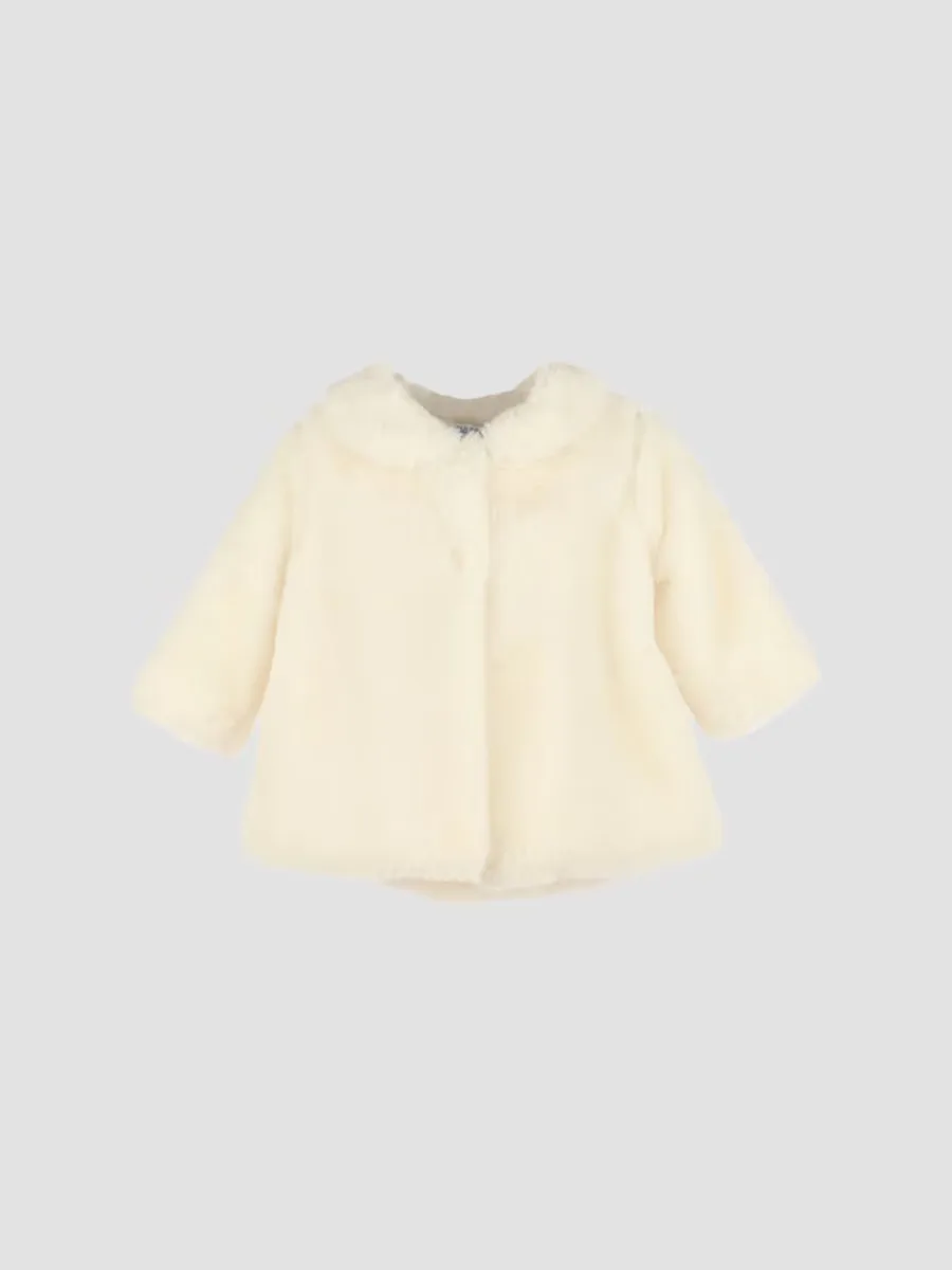 Cozy Fuzzy Faux-Fur Coat by Luli & Me