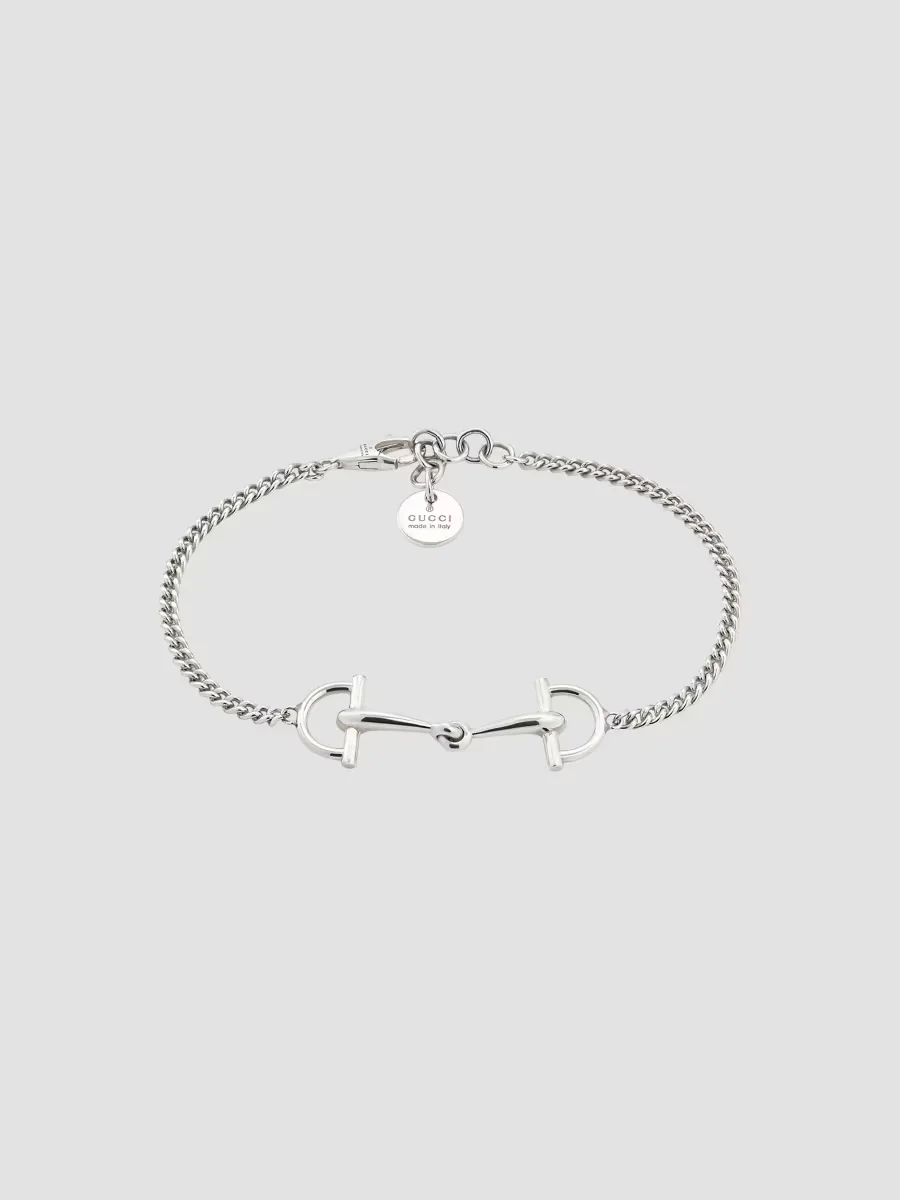 Staffa Sterling Silver Chain Bracelet by Gucci