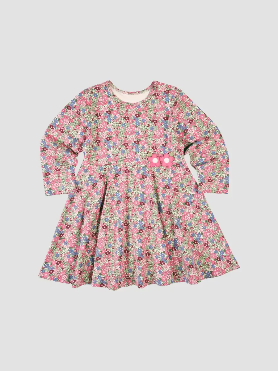 Floral Stretch-Cotton Dress by Florence Eiseman