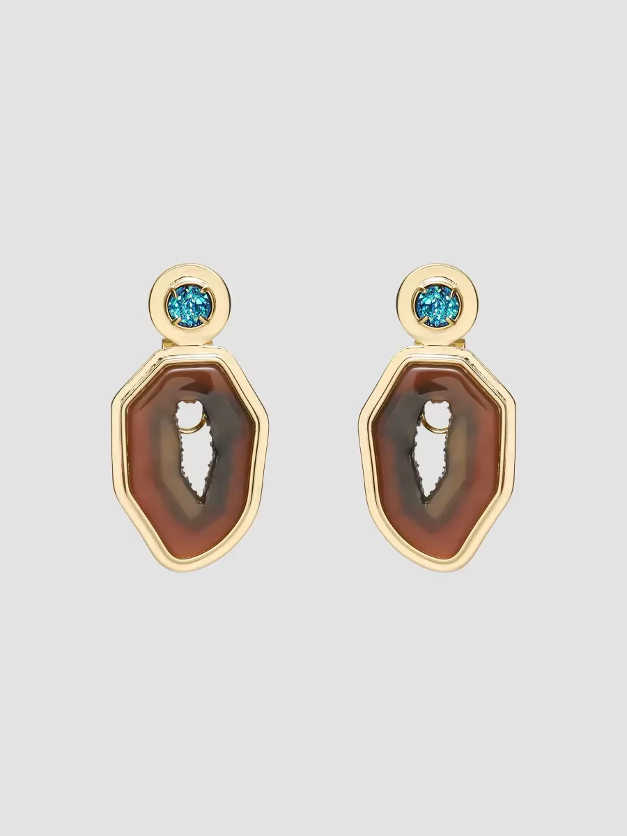 Twilight 14K-Gold-Plated & Resin Drop Earrings by Lele Sadoughi