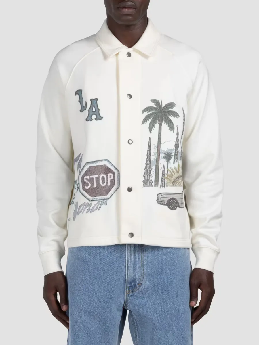 All Over La Fleece Coaches Jacket by Honor The Gift