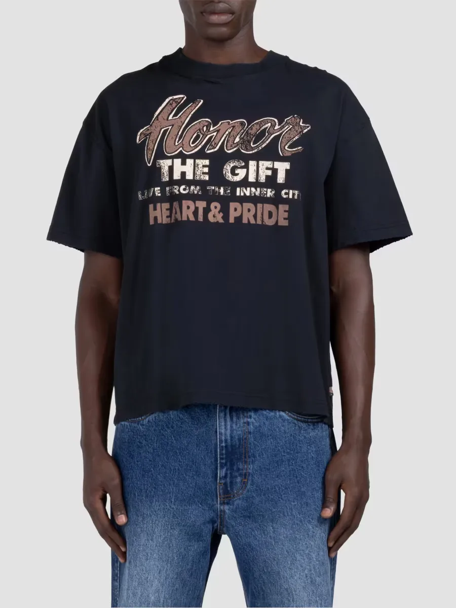 Heart & Pride Cotton Crewneck T-Shirt by Honor The Gift