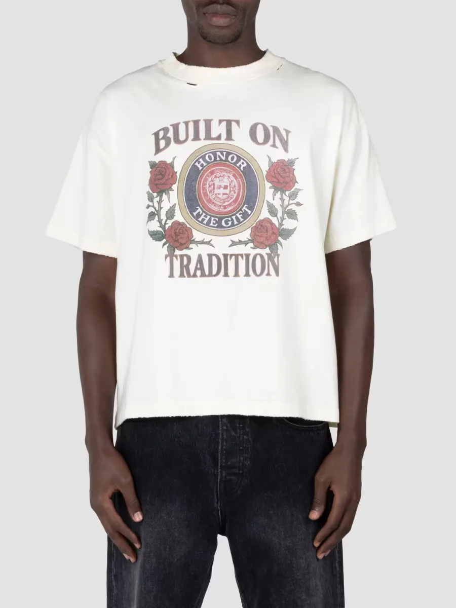 Tradition Cotton Crewneck T-Shirt by Honor The Gift