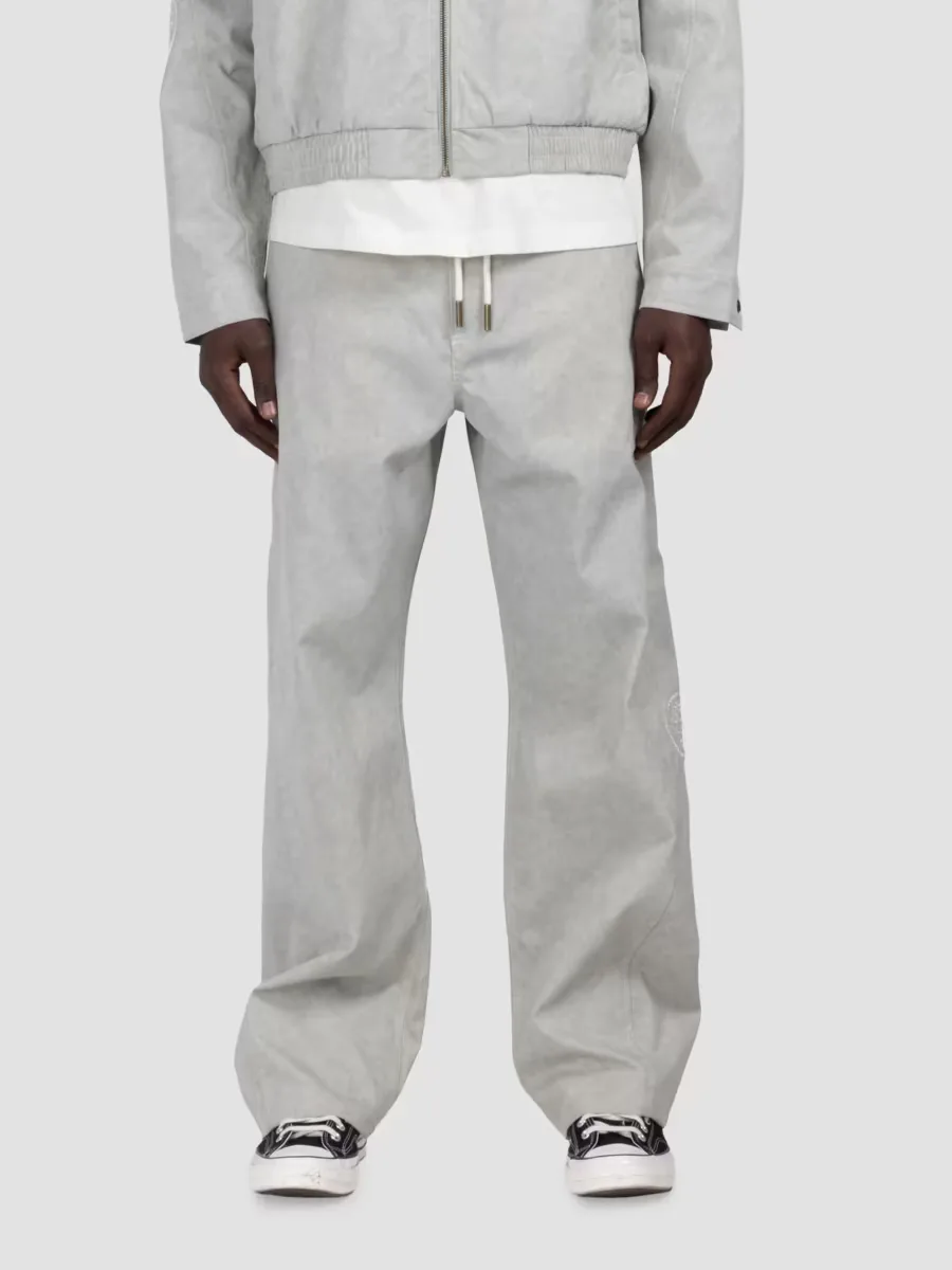 Embroidered Twill Pants - Stone by Honor The Gift