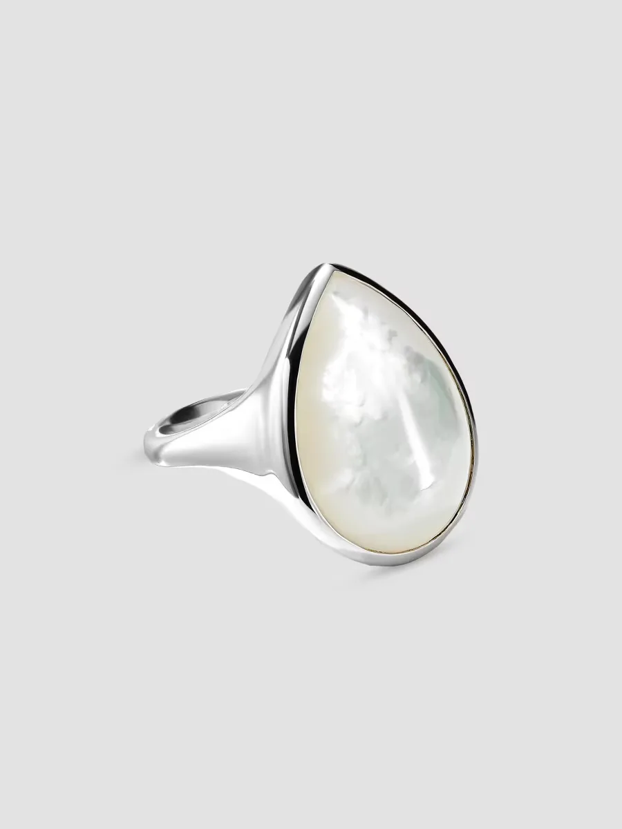 Ondine Sterling Silver & Mother-Of-Pearl Teardrop Ring by Ippolita