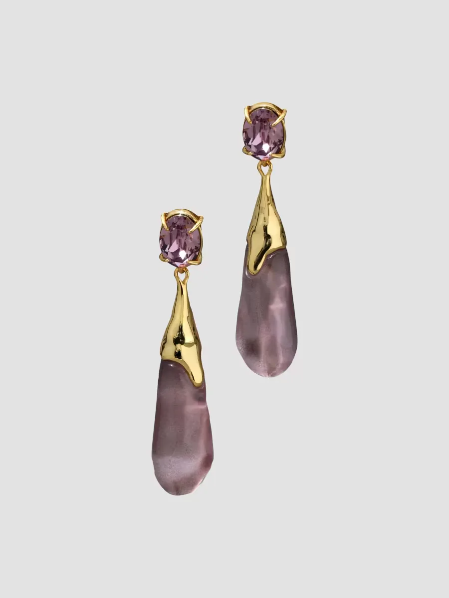 Bonbon Crystal Teardrop Earrings