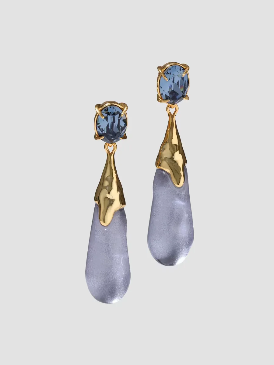 Bonbon Crystal Teardrop Earrings