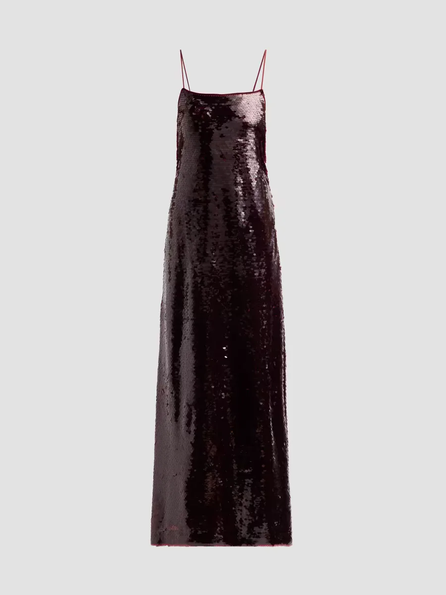 Paillette A-Line Slip Gown by Alberta Ferretti