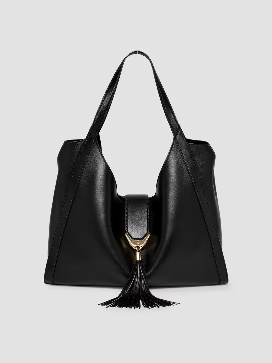 Tassel Medium Leather Hobo Bag by Balmain