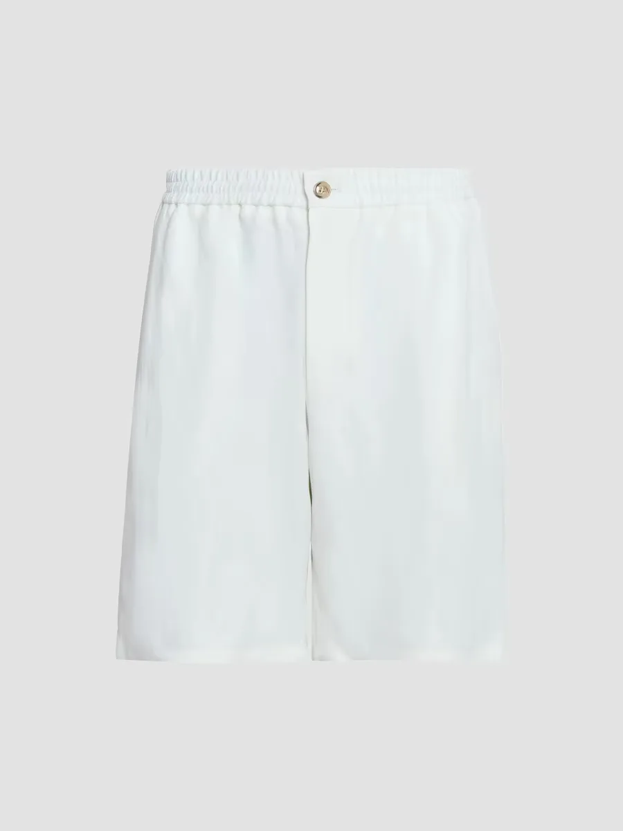 Linen-Blend Shorts by AMI Paris