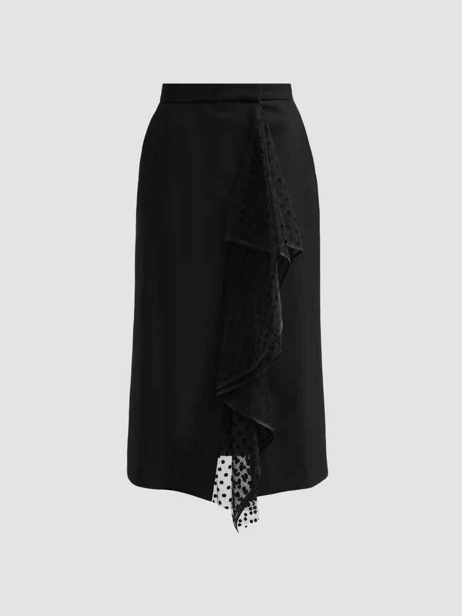 Grain De Poudre Midi Skirt by Erdem