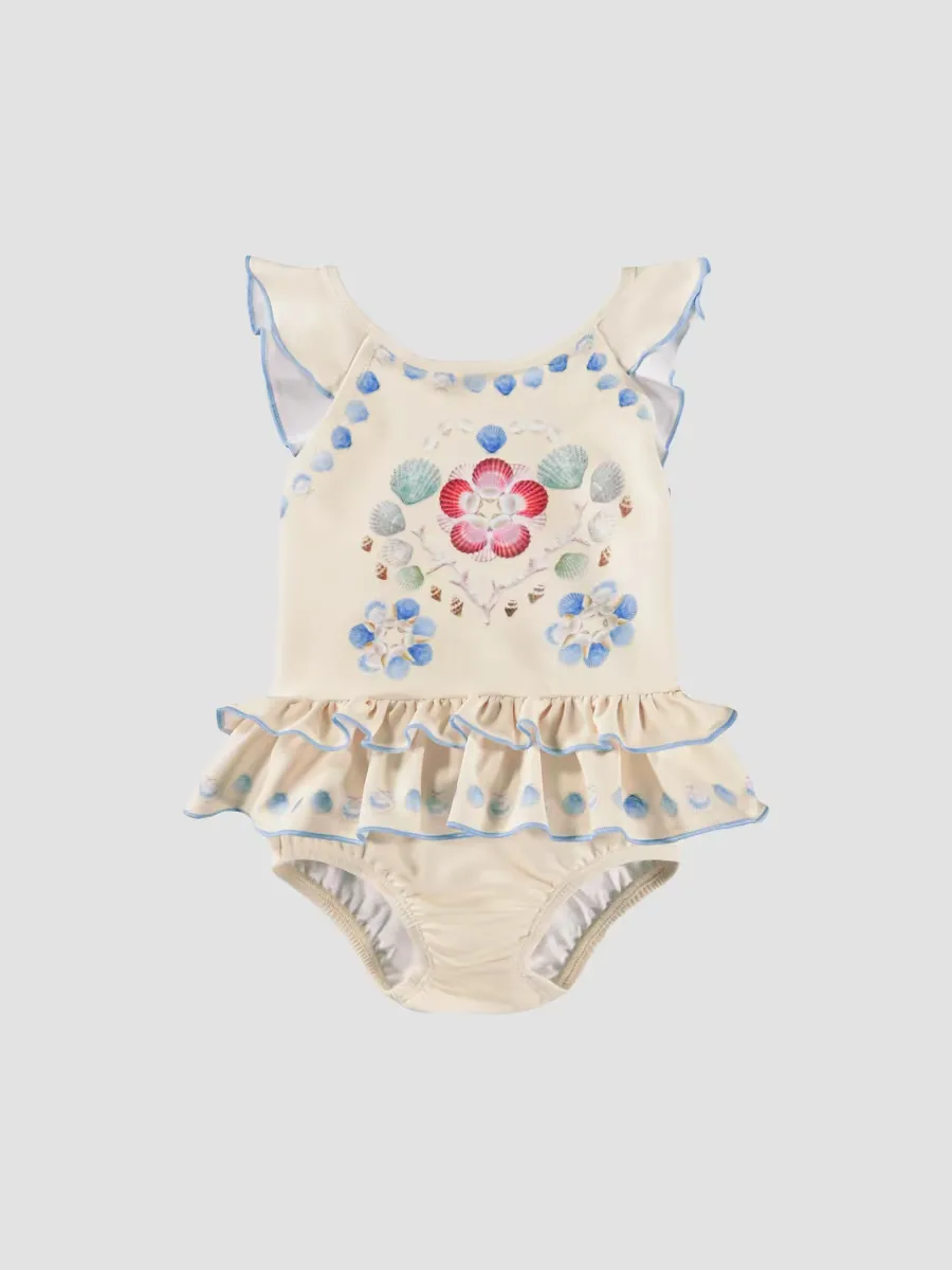 Nalani Ruffled One-Piece Swimsuit by Molo