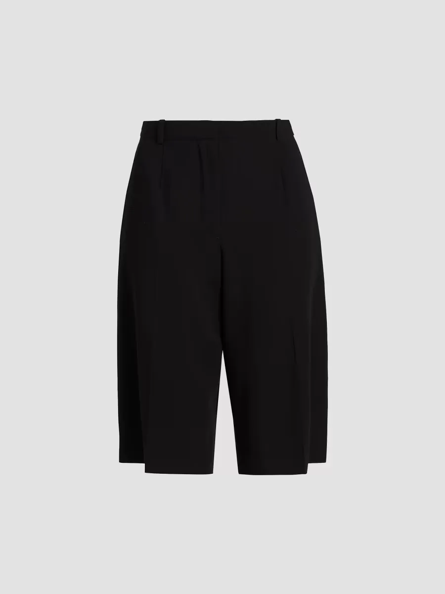 Wide Fluid Shorts by Totême