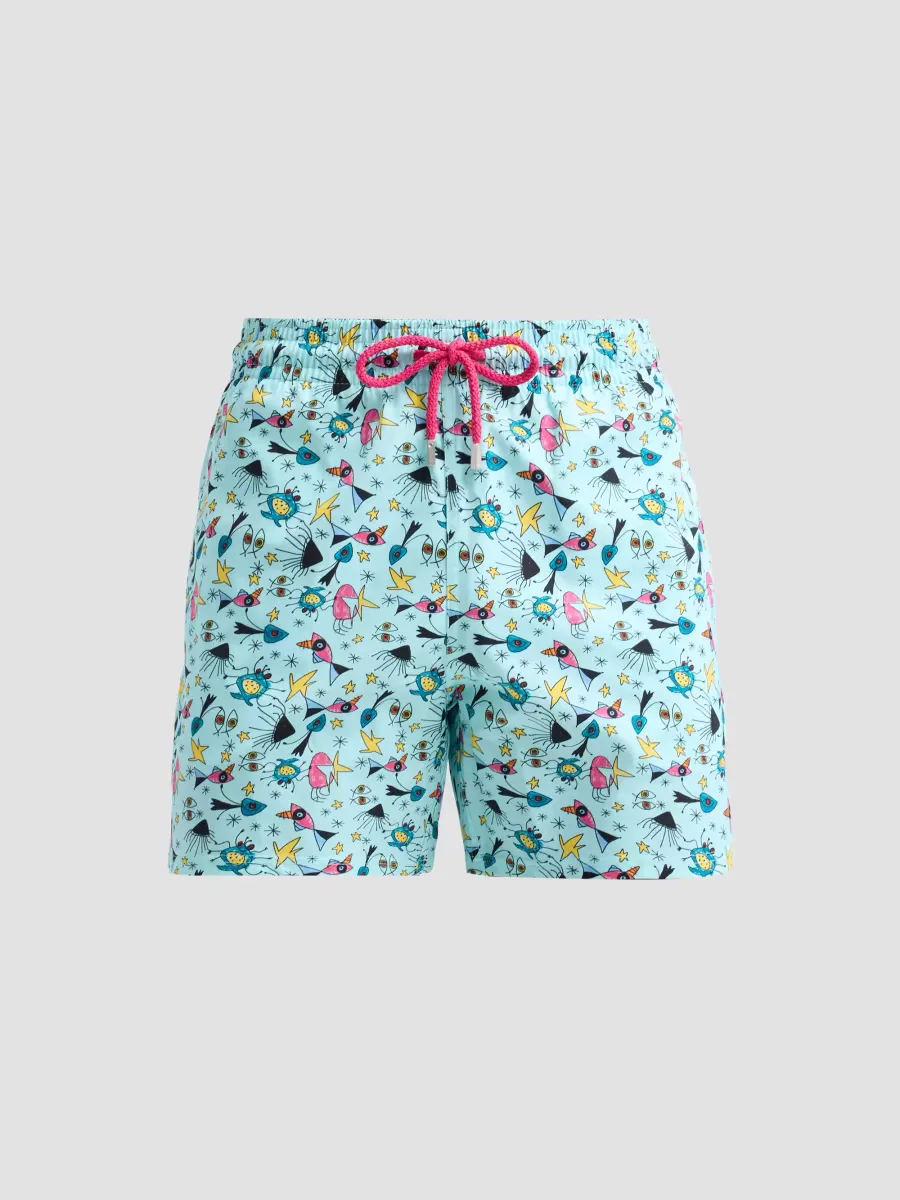 Aquatic Carnival Drawstring Swim Shorts by Vilebrequin