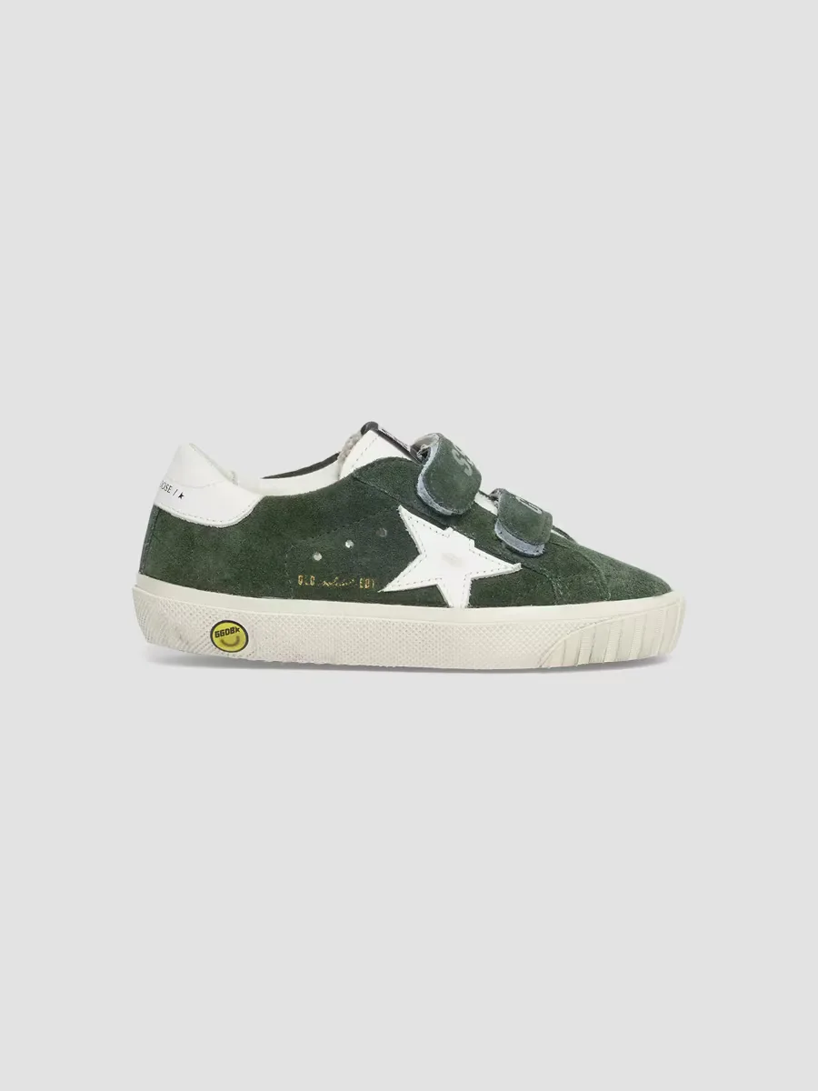 Old School Double Foxing Suede Low-Top Sneakers by Golden Goose