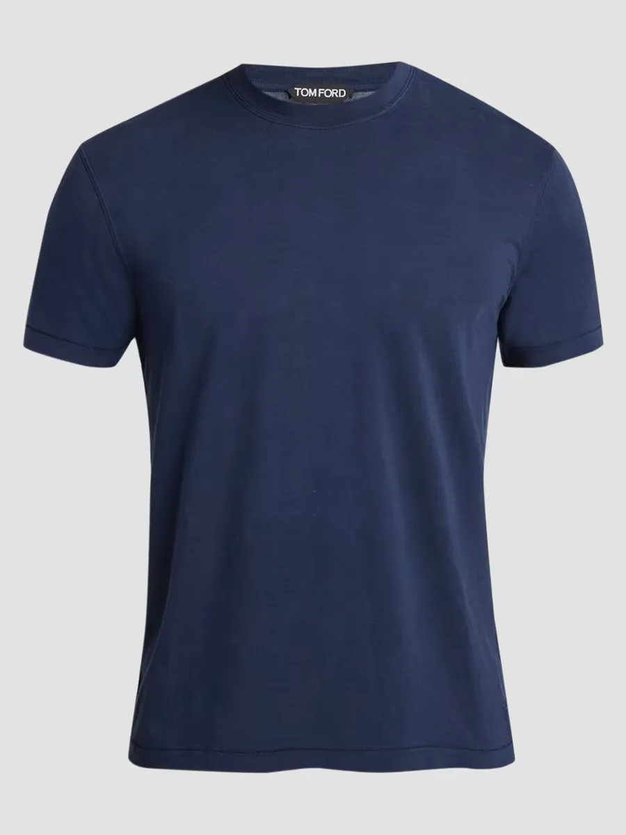 Crewneck Cotton-Blend T-Shirt by Tom Ford