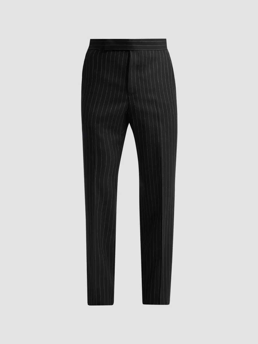 Sharp Pinstriped Wool Twill Trousers by Tom Ford