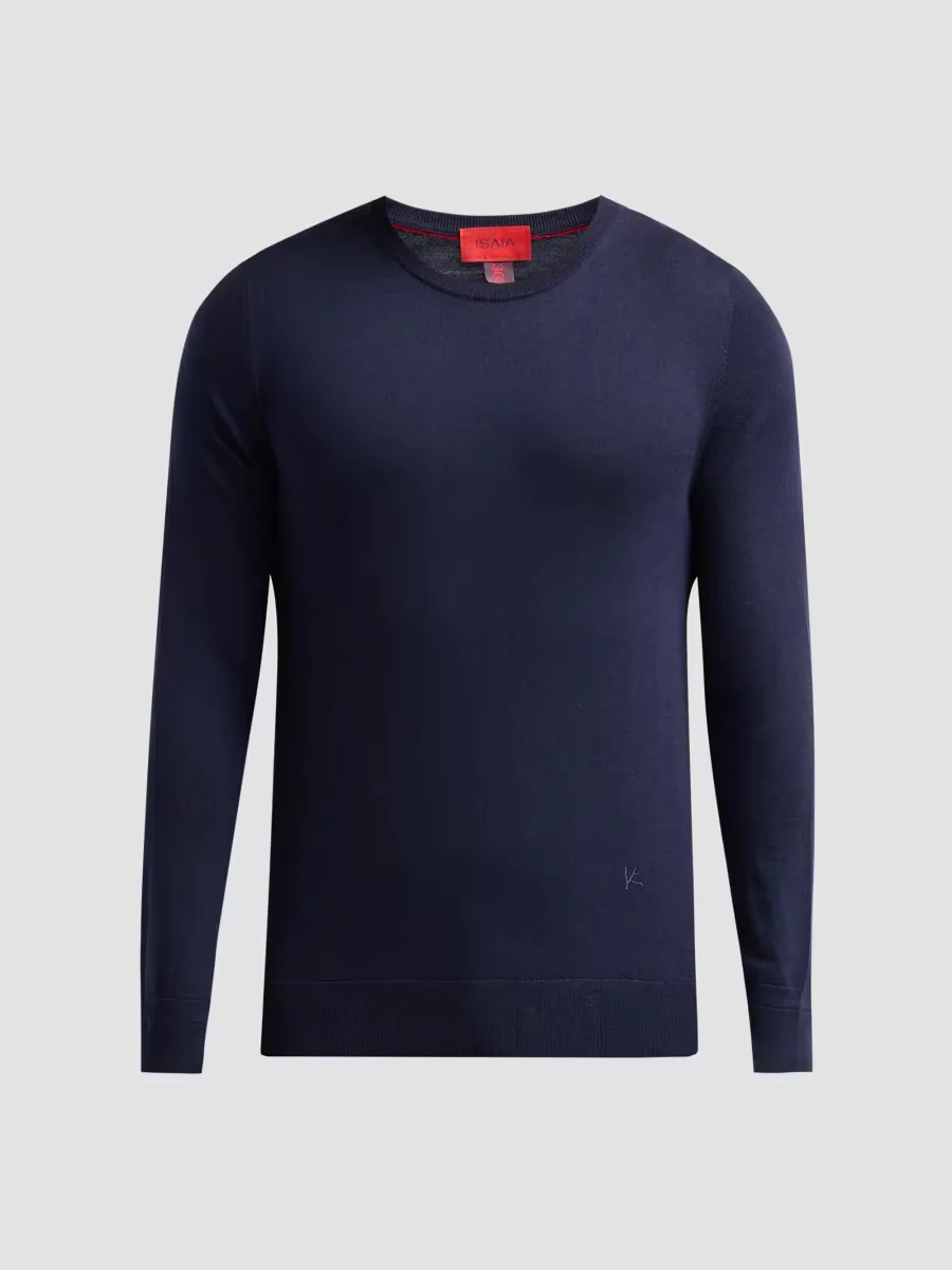 Filo Corallo Wool Sweater by Isaia