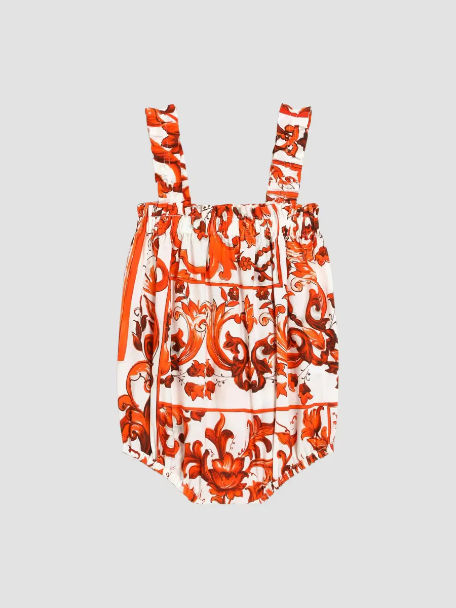 Printed Romper by Dolce & Gabbana