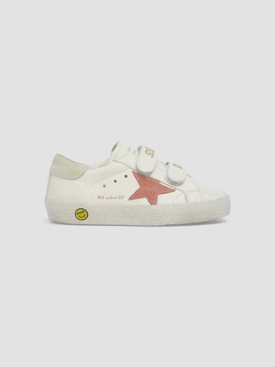 Old School Leather Low-Top Sneakers by Golden Goose