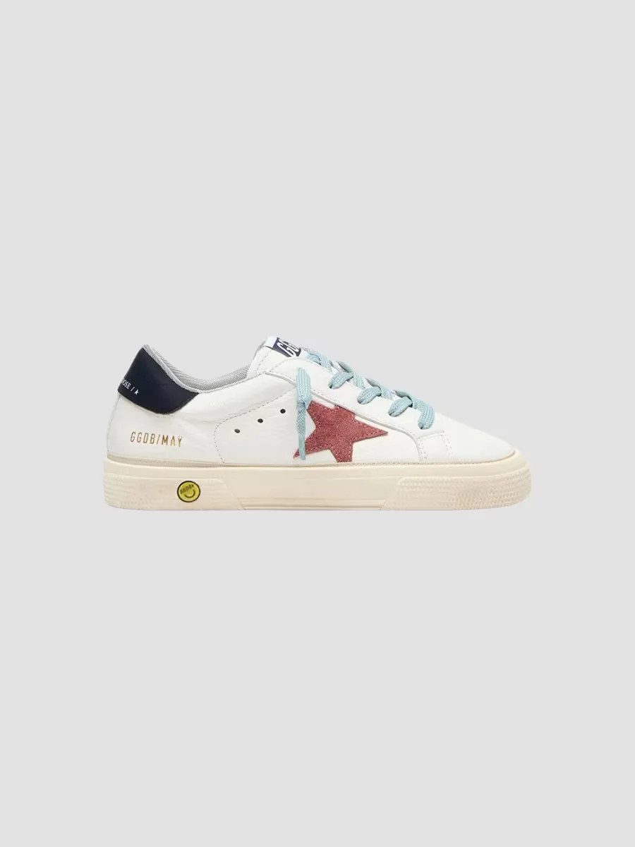 May Nappa Leather Low-Top Sneakers by Golden Goose