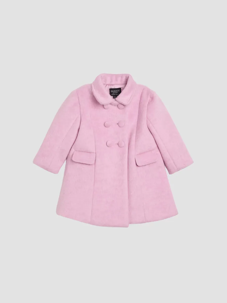 Leah Wool-Blend Coat by Bardot