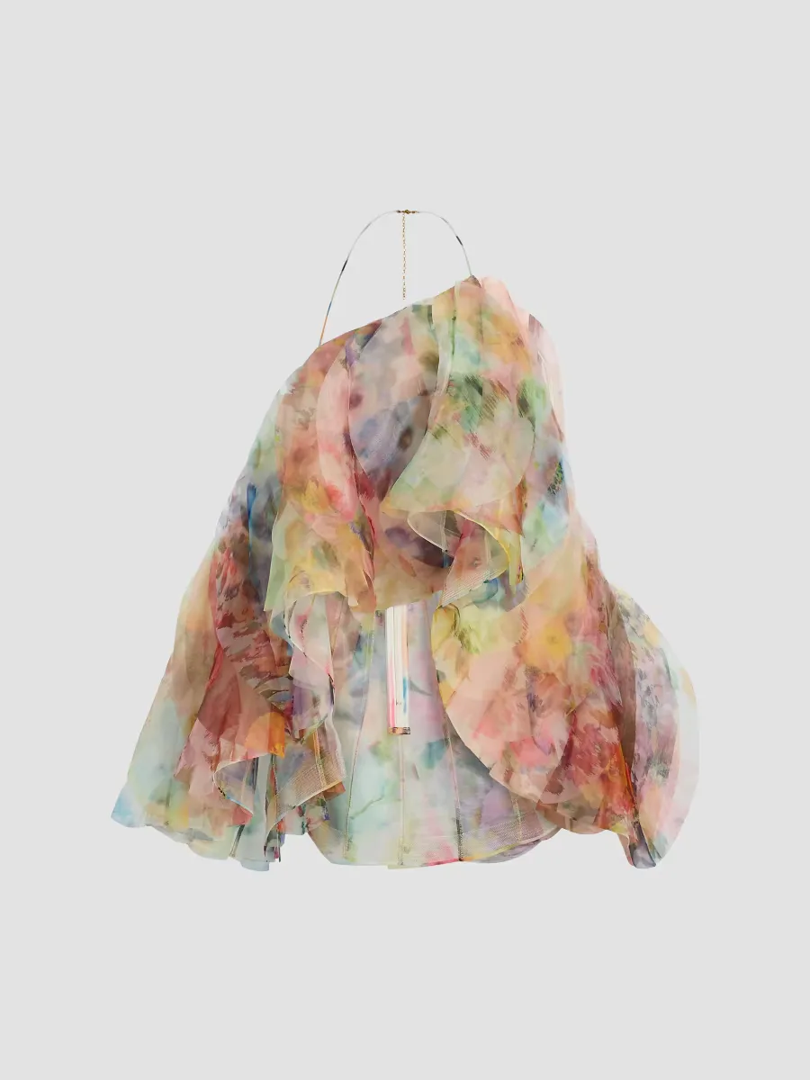 Luna Fanned Camisole by Zimmermann