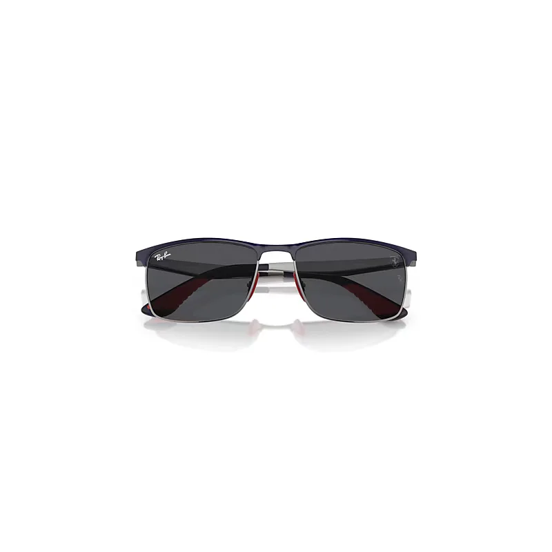 Rb3726m Scuderia Ferrari Collection Sunglasses Gunmetal Frame Grey Lenses 57-18