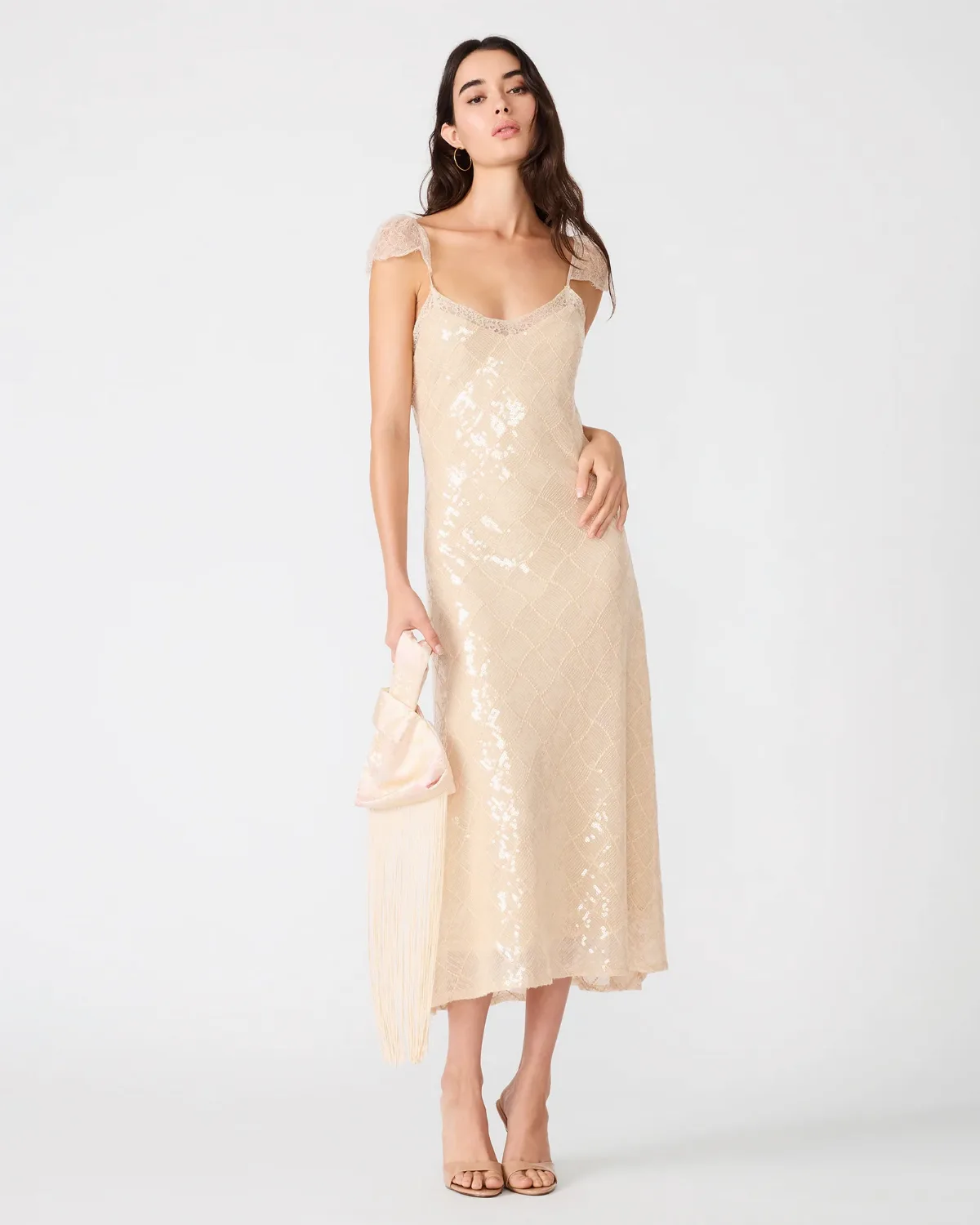 Stefania Sleeveless Flowy Dress - Polyester by Steve Madden