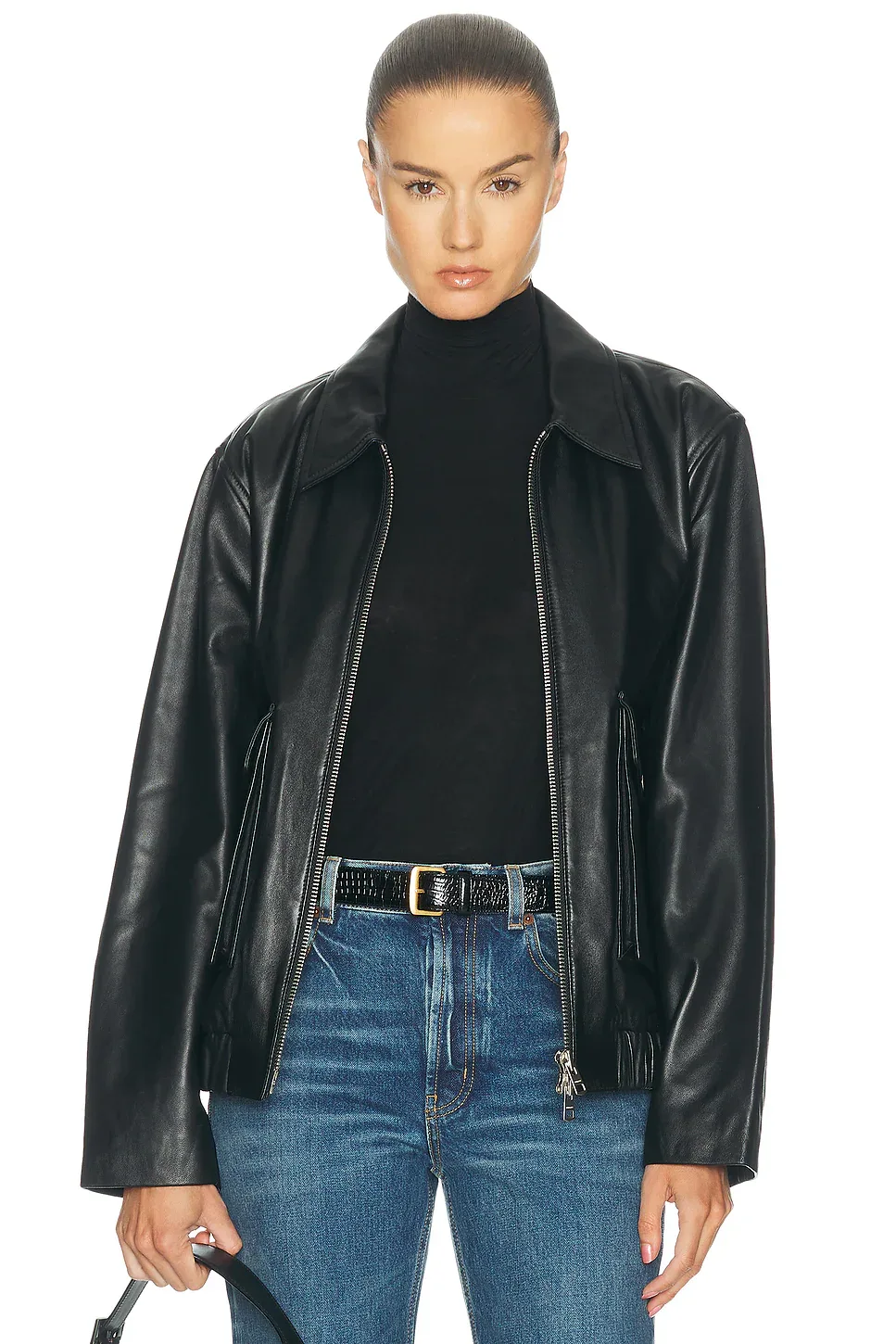 Zip Front Bomber Jacket