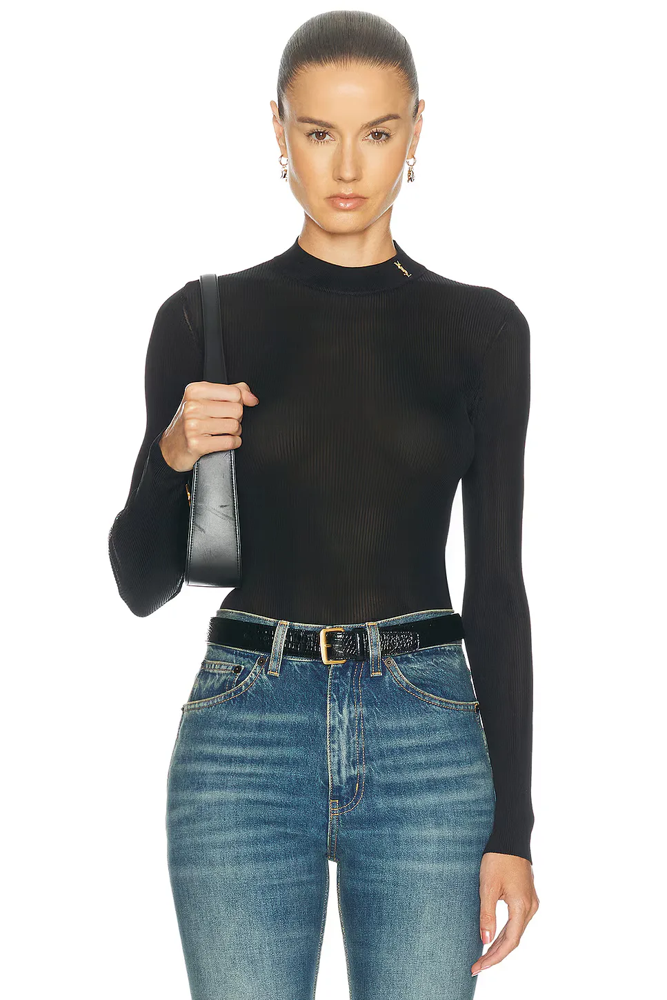 Long Sleeve Top by Saint Laurent