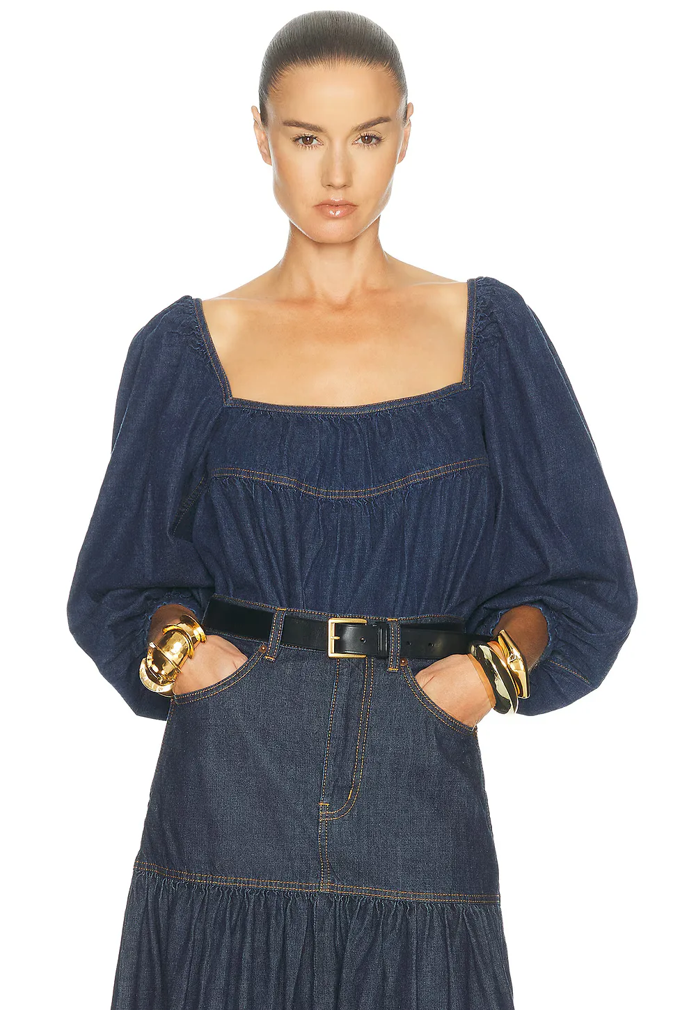 Tiered Blouse by Saint Laurent