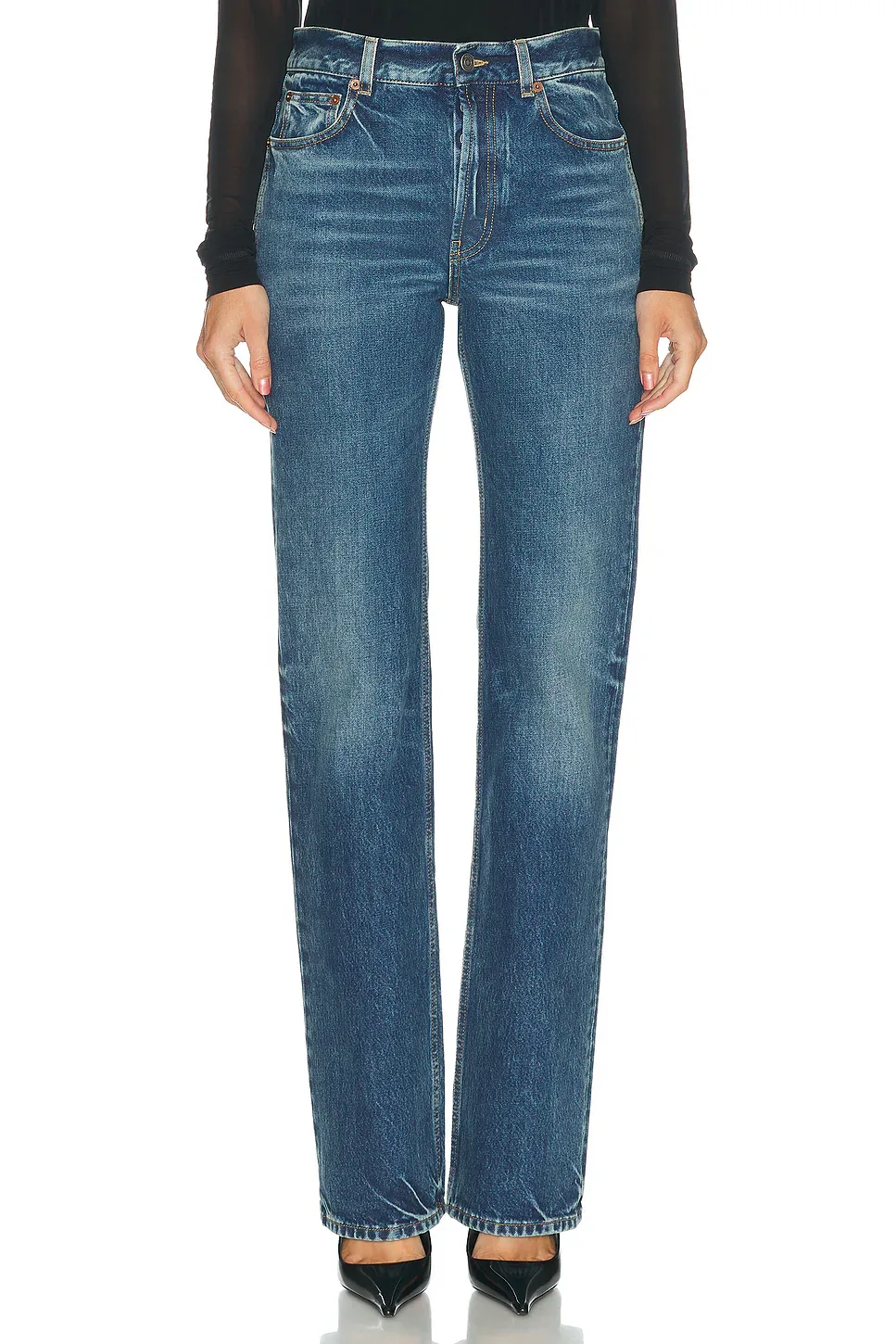 Nico Straight Leg by Saint Laurent
