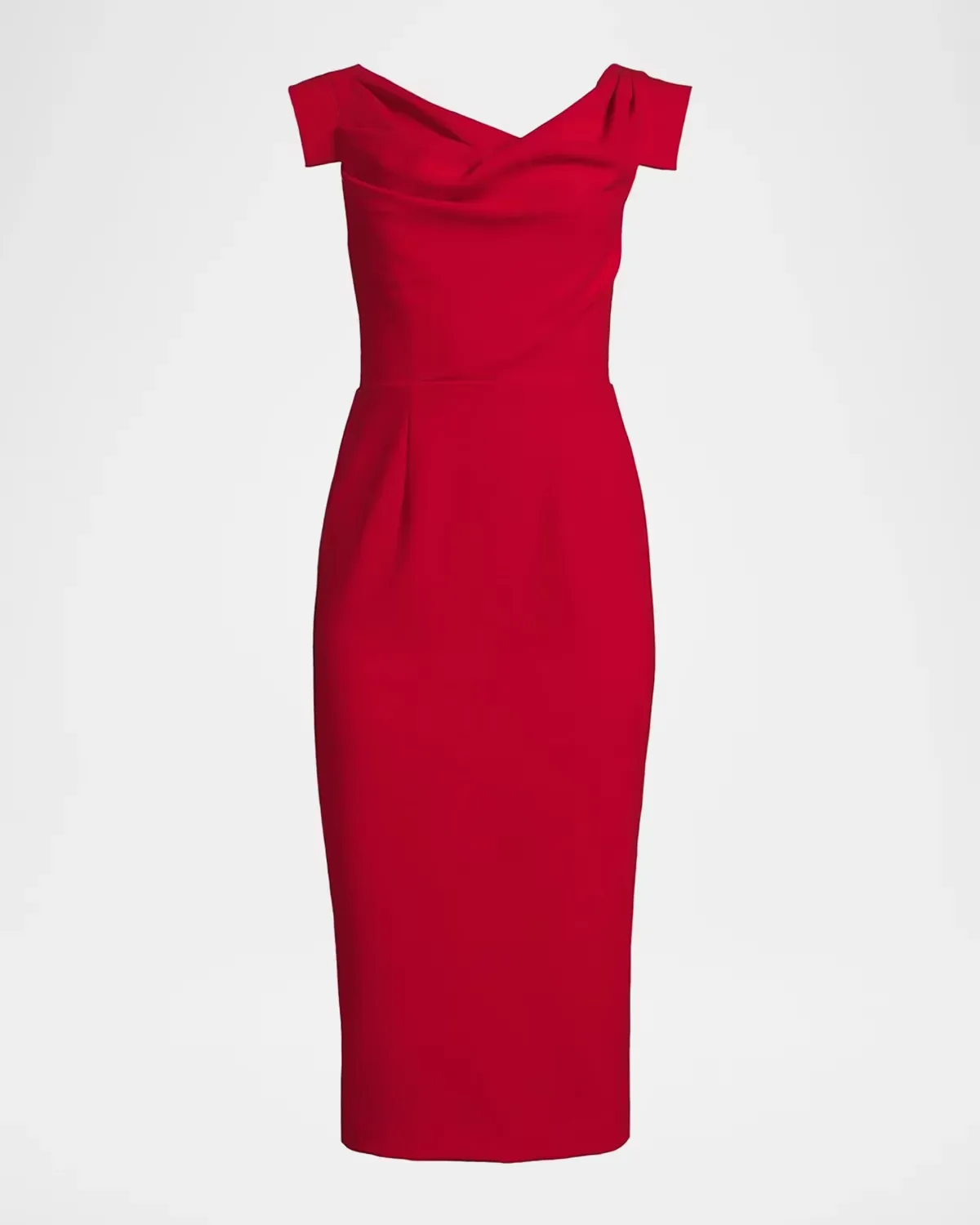 Jackie Off-Shoulder Bodycon Midi Dress by Black Halo
