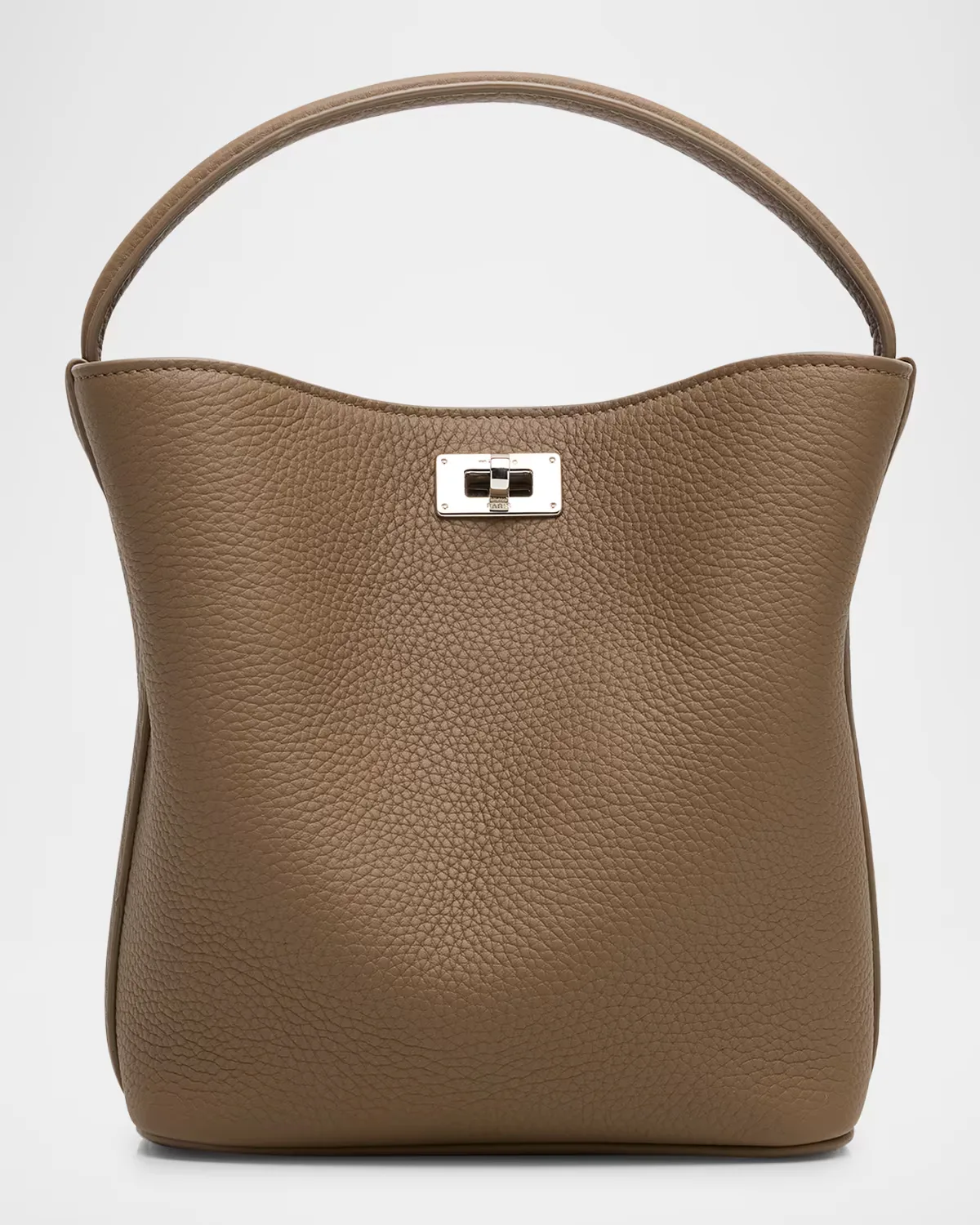 Odeon Mini Grain Leather Bucket Bag by Michino Paris