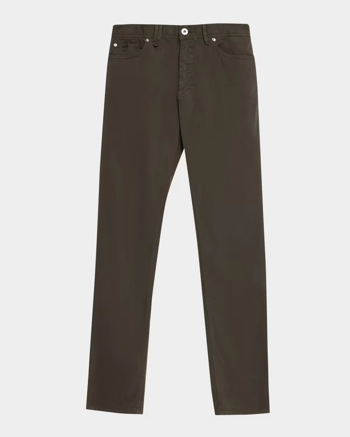 Cotton Stretch 5-Pocket Pants by Brioni
