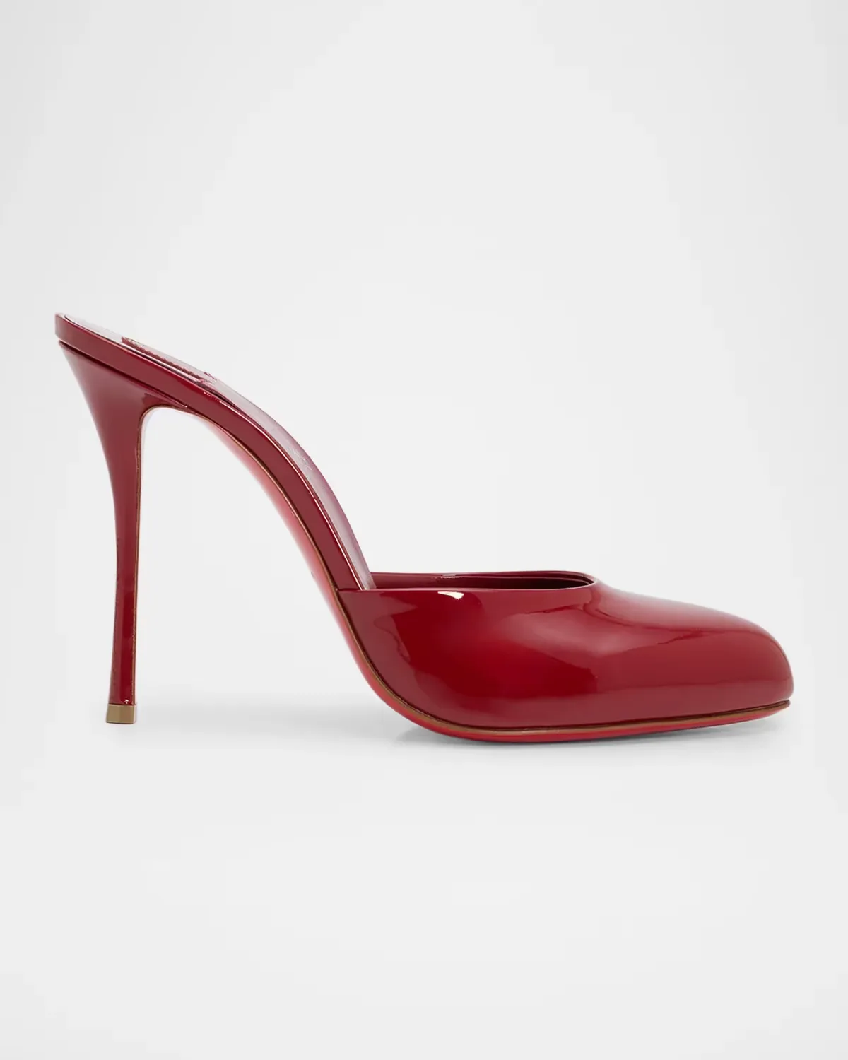 100 mm Dolly Patent Leather Mules