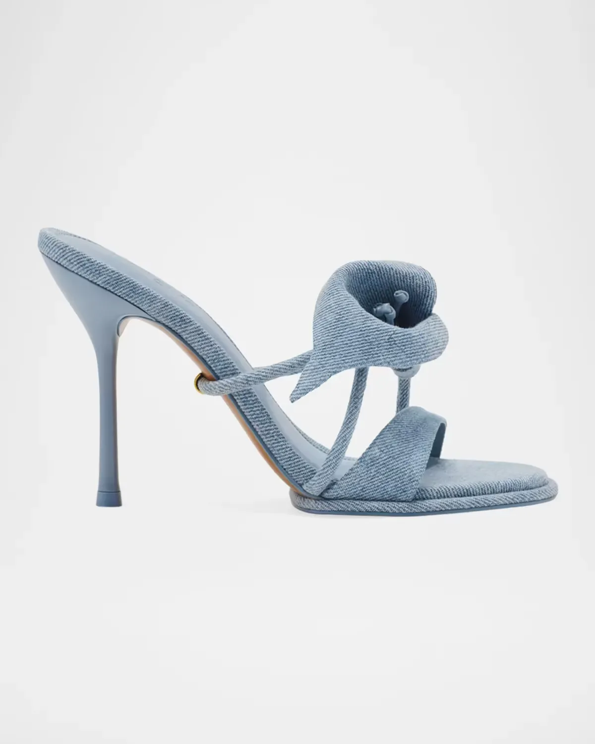 Cori 105MM Denim Slip-On Sandals by Cult Gaia